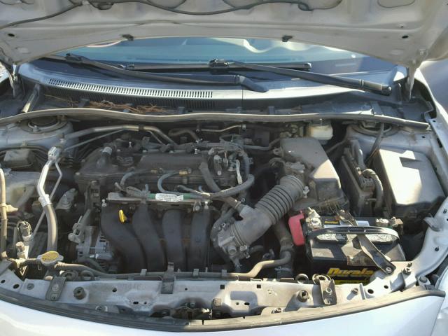 2T1BU4EE3AC312670 - 2010 TOYOTA COROLLA BA SILVER photo 7