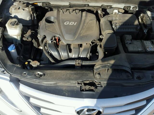 5NPEB4AC2EH824608 - 2014 HYUNDAI SONATA GLS SILVER photo 7