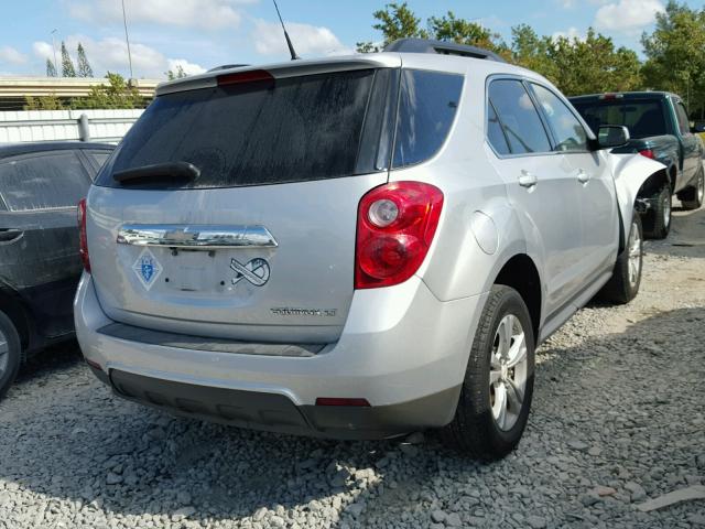 2CNALPEW5A6345451 - 2010 CHEVROLET EQUINOX LT SILVER photo 4