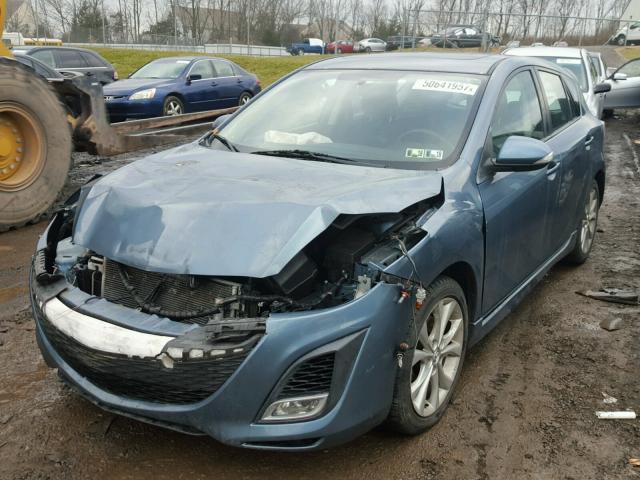 JM1BL1H60A1188741 - 2010 MAZDA 3 S BLUE photo 2