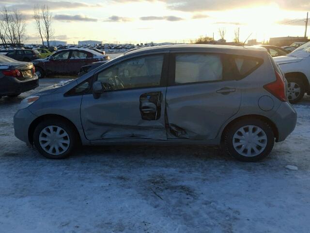 3N1CE2CP3EL364977 - 2014 NISSAN VERSA NOTE SILVER photo 9