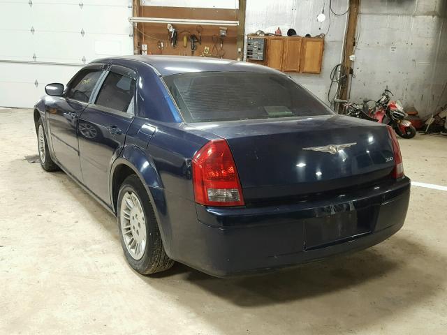 2C3KA43RX6H212890 - 2006 CHRYSLER 300 BLUE photo 3