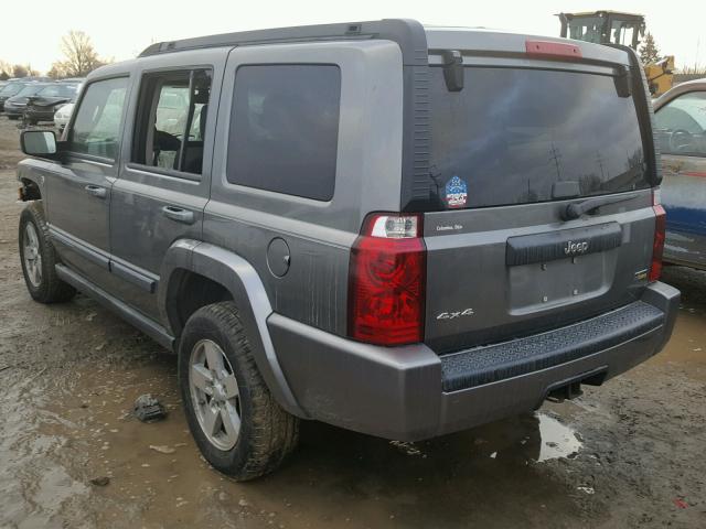 1J8HG48N18C126120 - 2008 JEEP COMMANDER GRAY photo 3