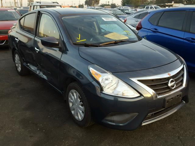 3N1CN7AP3FL880404 - 2015 NISSAN VERSA S BLUE photo 1