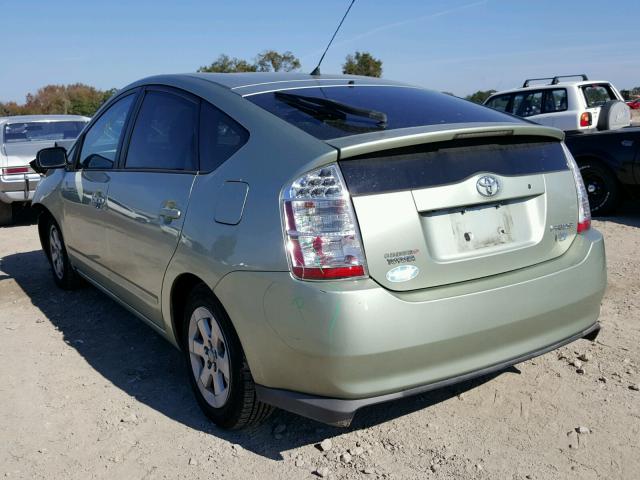 JTDKB20UX97846612 - 2009 TOYOTA PRIUS GREEN photo 3