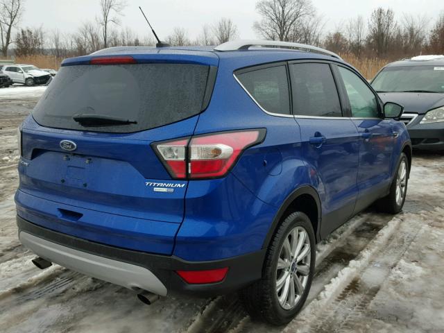 1FMCU9JD3HUF05778 - 2017 FORD ESCAPE TIT BLUE photo 4