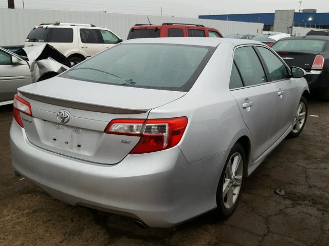 4T1BF1FK1EU456297 - 2014 TOYOTA CAMRY L SILVER photo 4