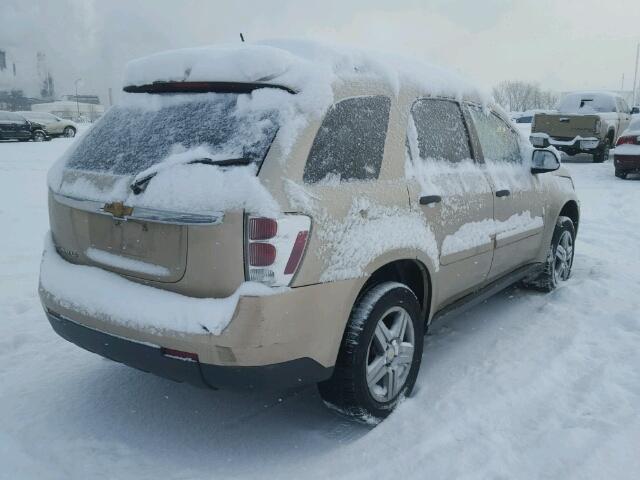 2CNDL23F786054169 - 2008 CHEVROLET EQUINOX LS BEIGE photo 4