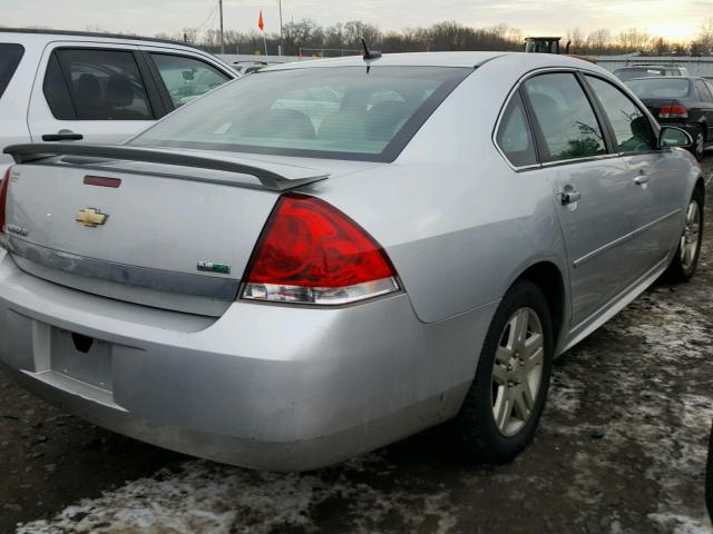 2G1WG5EK5B1103072 - 2011 CHEVROLET IMPALA LT GRAY photo 4