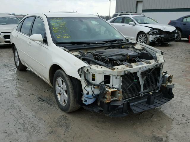 2G1WT58N489164750 - 2008 CHEVROLET IMPALA LT WHITE photo 1