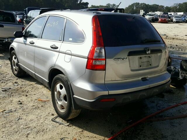 JHLRE38387C028584 - 2007 HONDA CR-V LX SILVER photo 3