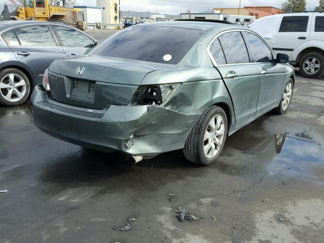 1HGCP2F76AA108015 - 2010 HONDA ACCORD EX GREEN photo 4