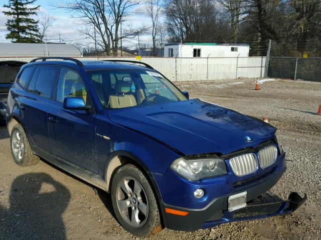 WBXPC93487WF05175 - 2007 BMW X3 3.0SI BLUE photo 1