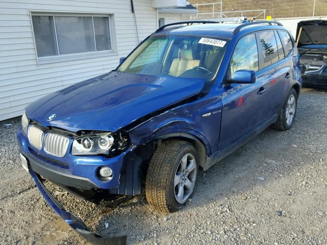 WBXPC93487WF05175 - 2007 BMW X3 3.0SI BLUE photo 2