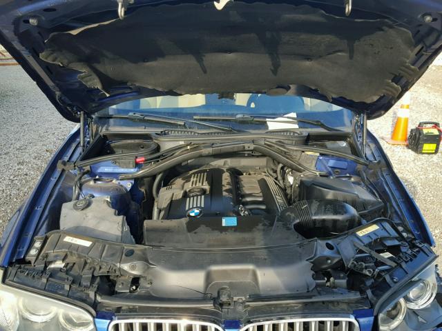 WBXPC93487WF05175 - 2007 BMW X3 3.0SI BLUE photo 7