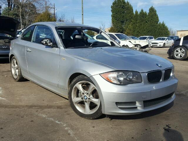 WBAUP73558VF09447 - 2008 BMW 128 I SILVER photo 1