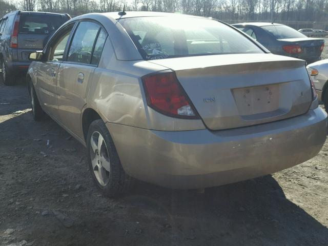 1G8AL58F97Z191824 - 2007 SATURN ION LEVEL GOLD photo 3