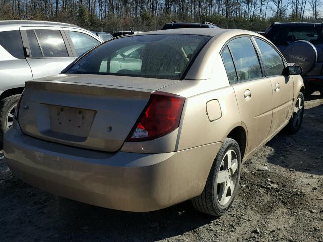 1G8AL58F97Z191824 - 2007 SATURN ION LEVEL GOLD photo 4