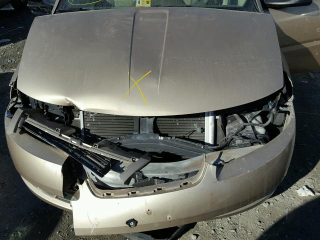 1G8AL58F97Z191824 - 2007 SATURN ION LEVEL GOLD photo 7