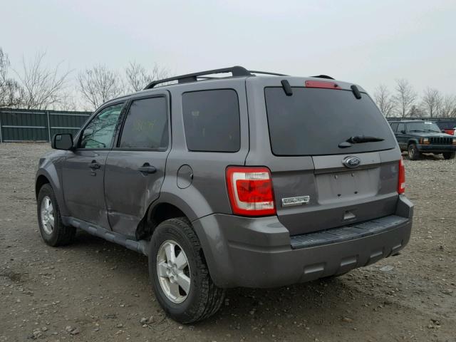 1FMCU0D76CKA14014 - 2012 FORD ESCAPE XLT GRAY photo 3