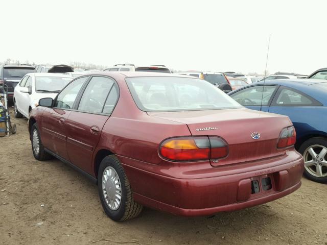 1G1ND52J62M644569 - 2002 CHEVROLET MALIBU BURGUNDY photo 3