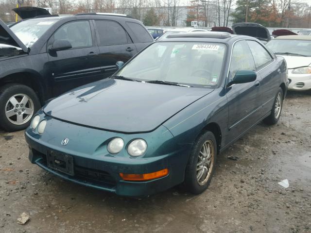 JH4DB7650YS000649 - 2000 ACURA INTEGRA LS GREEN photo 2