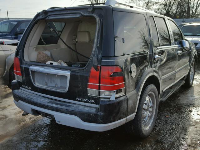 5LMEU68H14ZJ16440 - 2004 LINCOLN AVIATOR BLACK photo 4