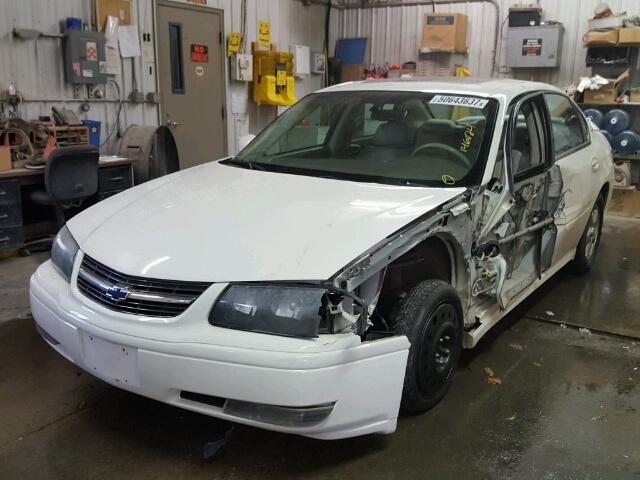 2G1WH52K749389948 - 2004 CHEVROLET IMPALA LS WHITE photo 2