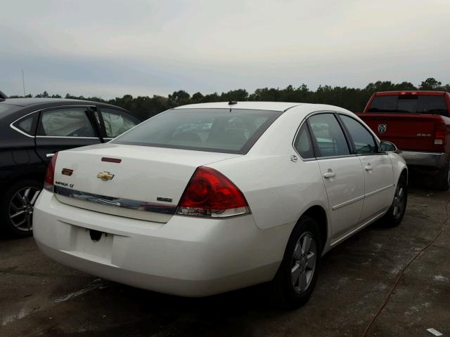 2G1WT58K489233037 - 2008 CHEVROLET IMPALA LT WHITE photo 4