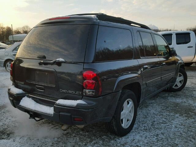 1GNET16S736195048 - 2003 CHEVROLET TRAILBLAZE GRAY photo 4