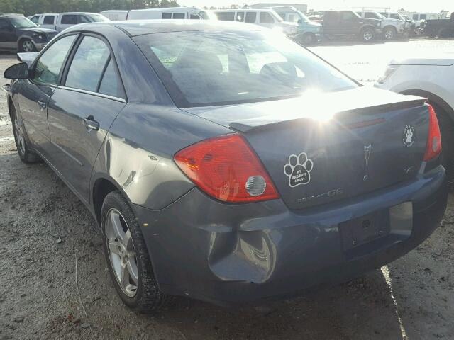 1G2ZG58NX74276189 - 2007 PONTIAC G6 BASE GRAY photo 3