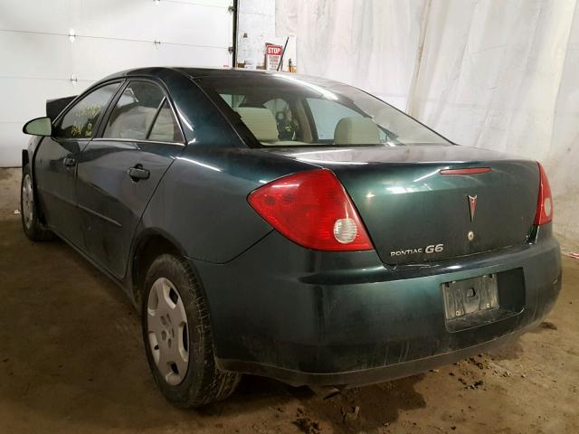 1G2ZF58B474174816 - 2007 PONTIAC G6 VALUE L GREEN photo 3