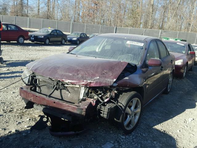 1YVHP80C185M17756 - 2008 MAZDA 6 I RED photo 2