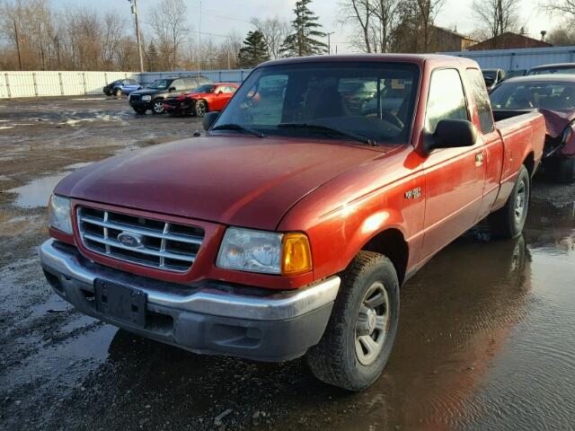 1FTYR44V43PA72059 - 2003 FORD RANGER SUP RED photo 2