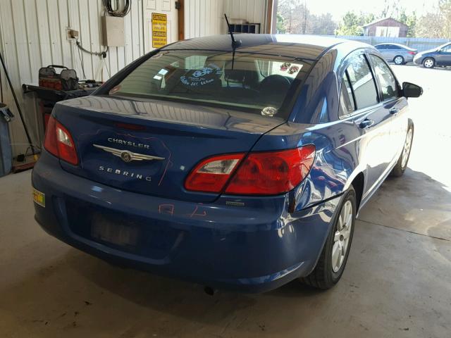 1C3CC4FB5AN116890 - 2010 CHRYSLER SEBRING TO BLUE photo 4