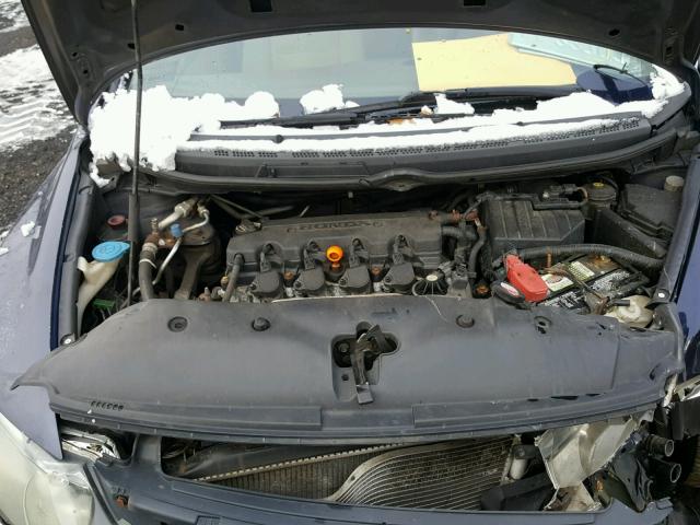 2HGFA15546H515185 - 2006 HONDA CIVIC LX BLUE photo 7