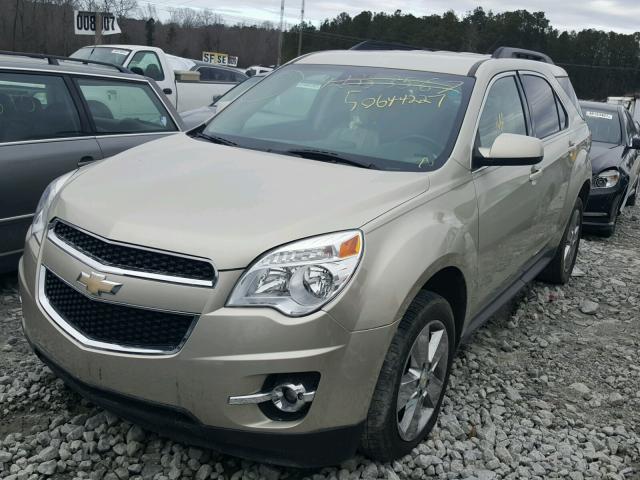 2GNFLPE37D6201010 - 2013 CHEVROLET EQUINOX LT BEIGE photo 2