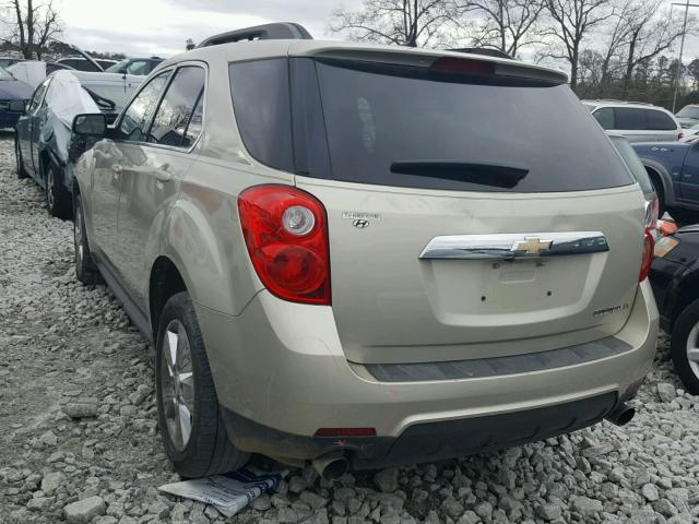 2GNFLPE37D6201010 - 2013 CHEVROLET EQUINOX LT BEIGE photo 3