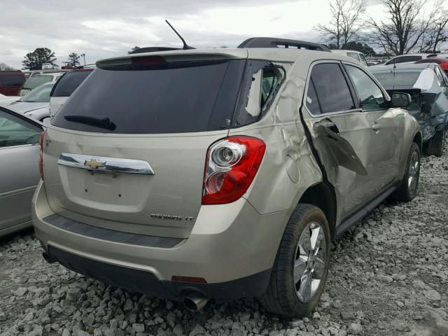 2GNFLPE37D6201010 - 2013 CHEVROLET EQUINOX LT BEIGE photo 4