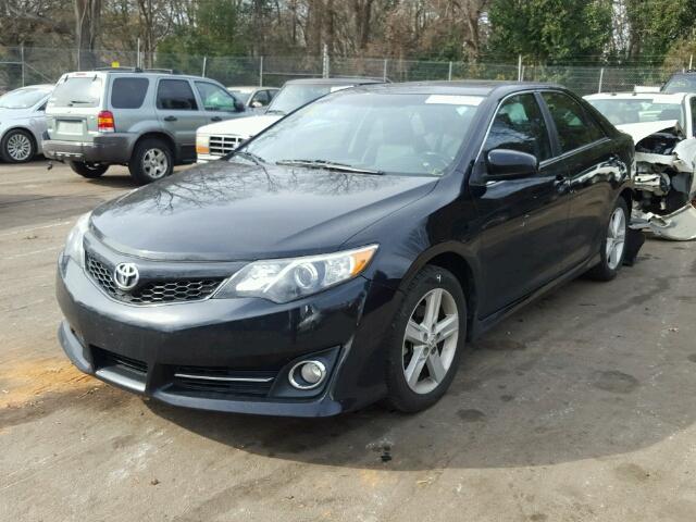 4T1BF1FK2CU090623 - 2012 TOYOTA CAMRY BASE BLACK photo 2