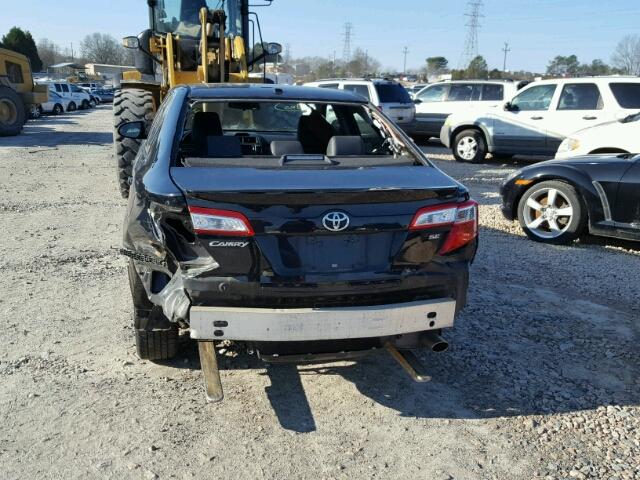 4T1BF1FK2CU090623 - 2012 TOYOTA CAMRY BASE BLACK photo 9