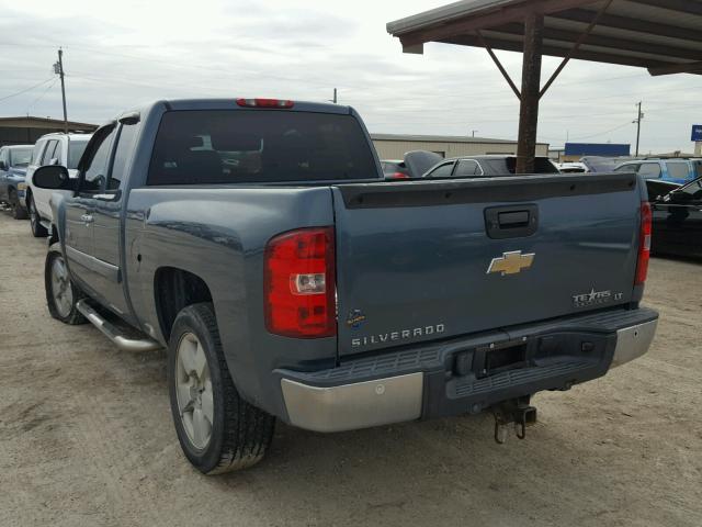 1GCEC29J99Z195769 - 2009 CHEVROLET SILVERADO BLUE photo 3