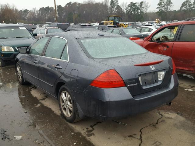 1HGCM567X6A162421 - 2006 HONDA ACCORD EX GRAY photo 3