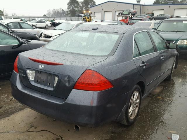 1HGCM567X6A162421 - 2006 HONDA ACCORD EX GRAY photo 4