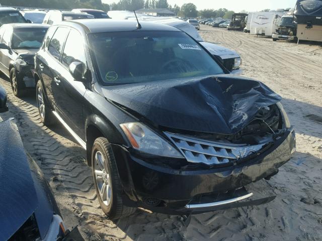 JN8AZ08T17W514041 - 2007 NISSAN MURANO SL BLACK photo 1