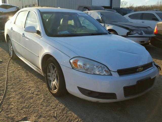 2G1WB5EN2A1257519 - 2010 CHEVROLET IMPALA LT WHITE photo 1