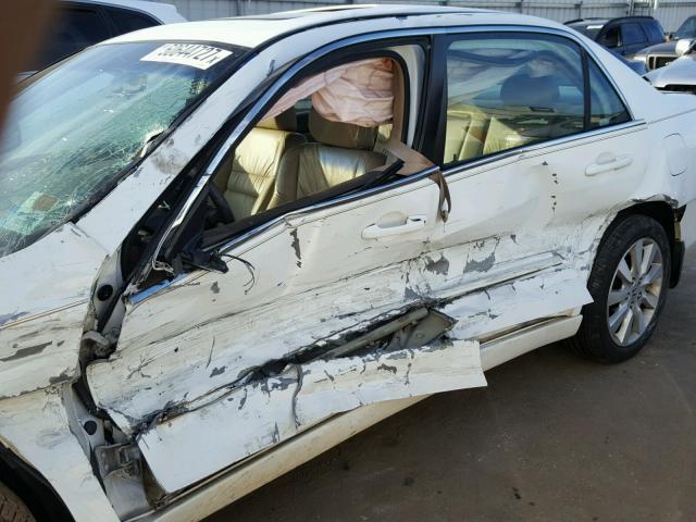 1HGCM66557A029829 - 2007 HONDA ACCORD EX WHITE photo 10