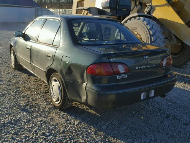 2T1BR12E0YC303021 - 2000 TOYOTA COROLLA VE GREEN photo 3