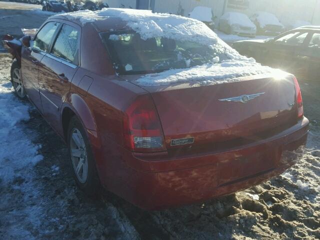 2C3LA43R77H648974 - 2007 CHRYSLER 300 RED photo 3