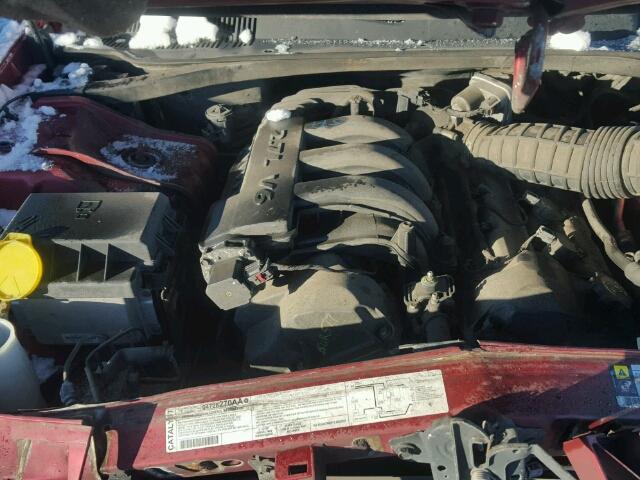 2C3LA43R77H648974 - 2007 CHRYSLER 300 RED photo 7